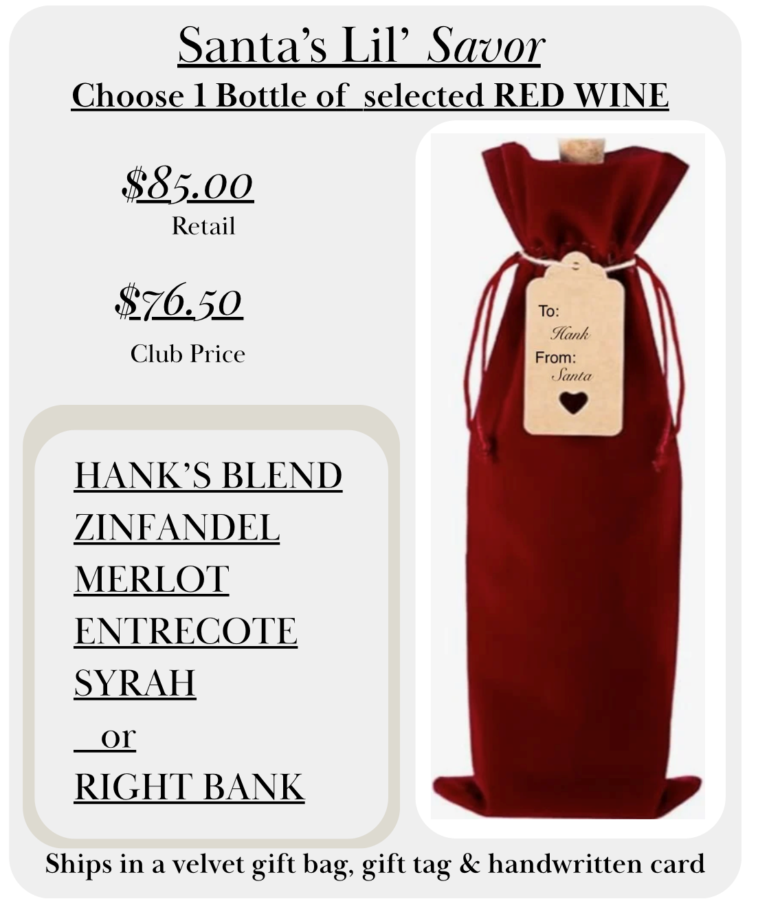 Product Image for Santa's Lil' Savor