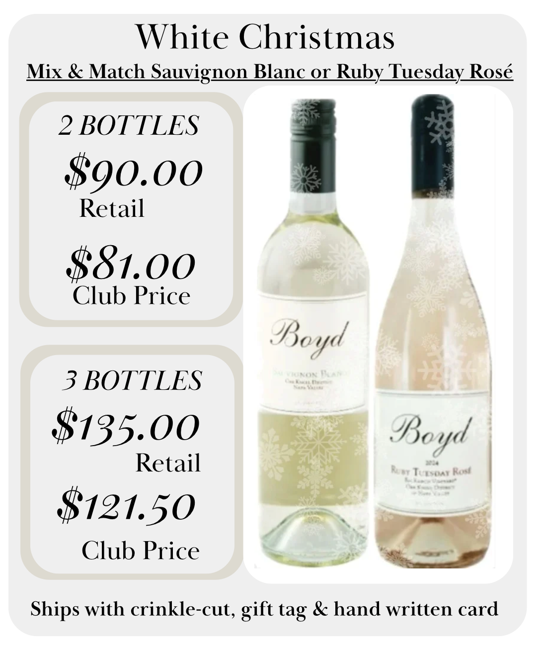 Product Image for White Christmas Sauv Blanc 2 Pack